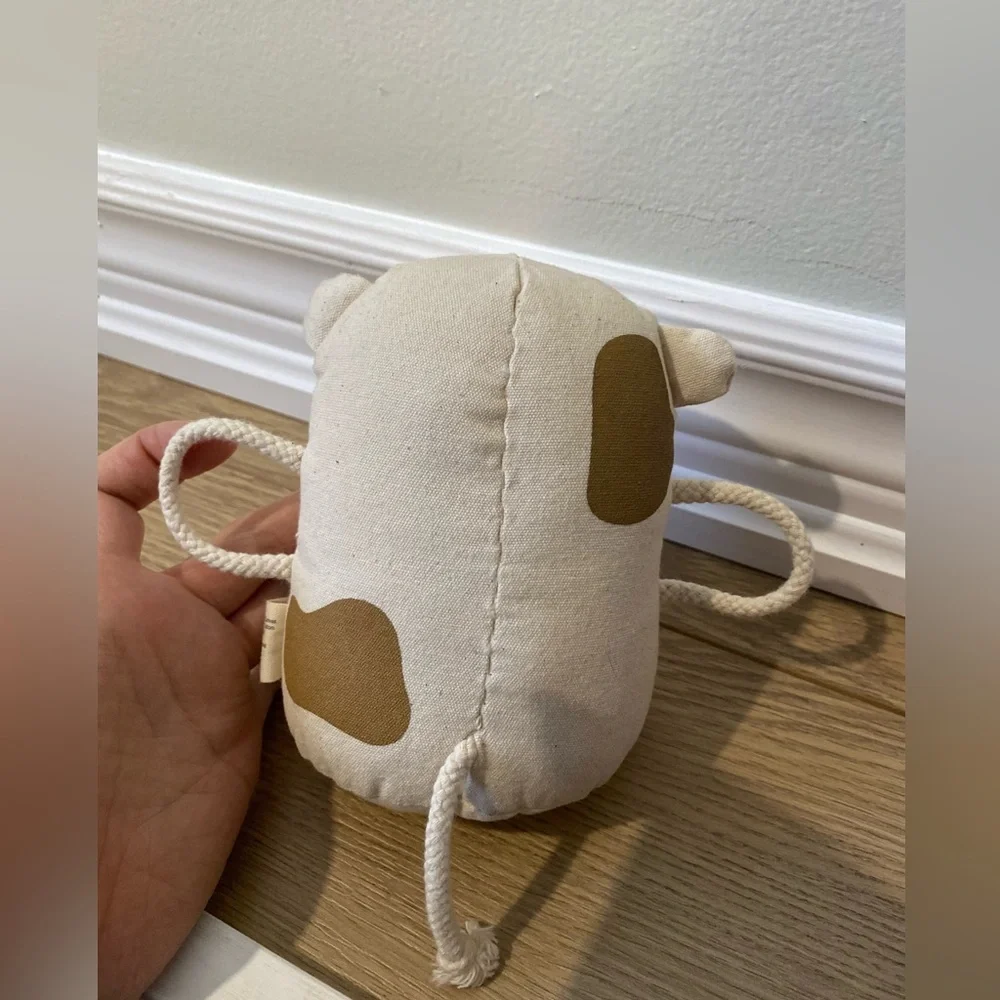 Panda Crate Cow 5" Plush Mooing Shaker Canvas Toy Farm Stuffed Animal - Picture 2 of 4